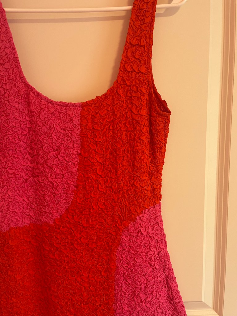 Mara Hoffman Pink & Red Sloan Dress — image 3 of 4